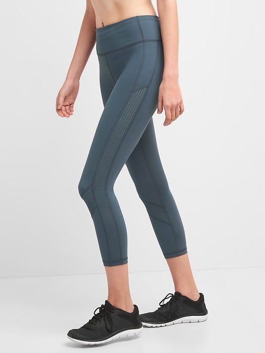 Image number 3 showing, GFast Blackout Perforated 7/8 Leggings