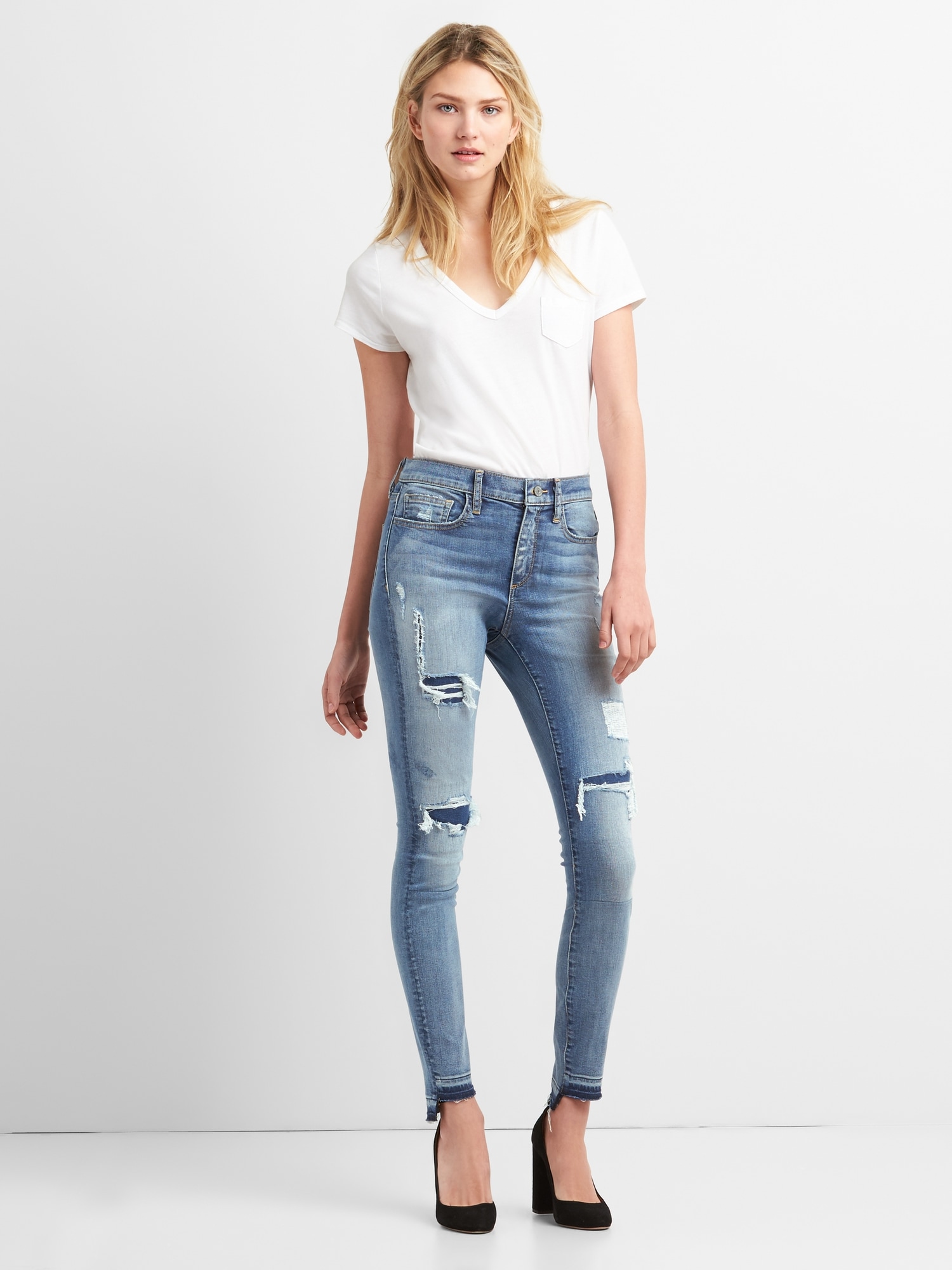 Super High Rise True Skinny Ankle Jeans | Gap