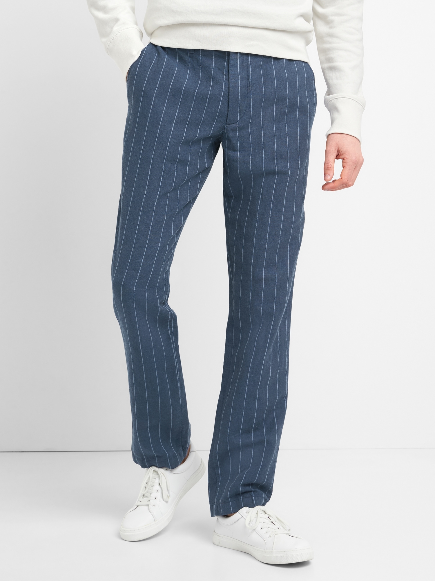 Linen Khakis in Slim Fit Gap