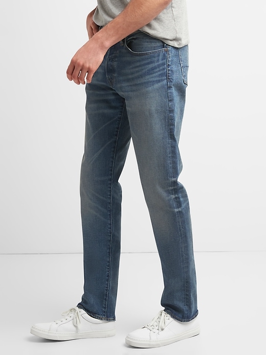Image number 5 showing, Limited-Edition Cone Denim&#174 Selvedge Slim Jeans with GapFlex