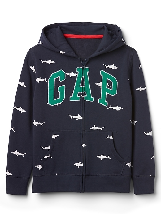 Image number 5 showing, Animal graphic logo hoodie fleece