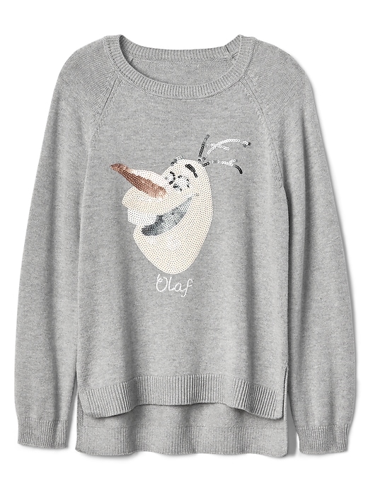 Image number 1 showing, GapKids &#124 Disney Frozen Hi-Lo Sweater