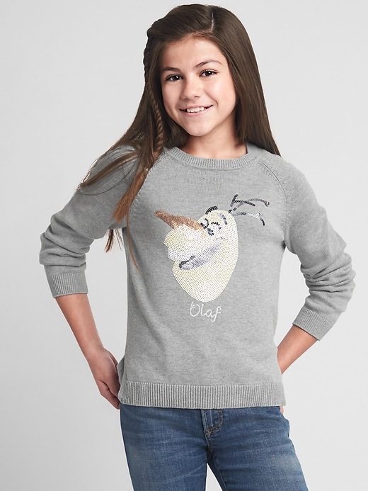 Image number 2 showing, GapKids &#124 Disney Frozen Hi-Lo Sweater