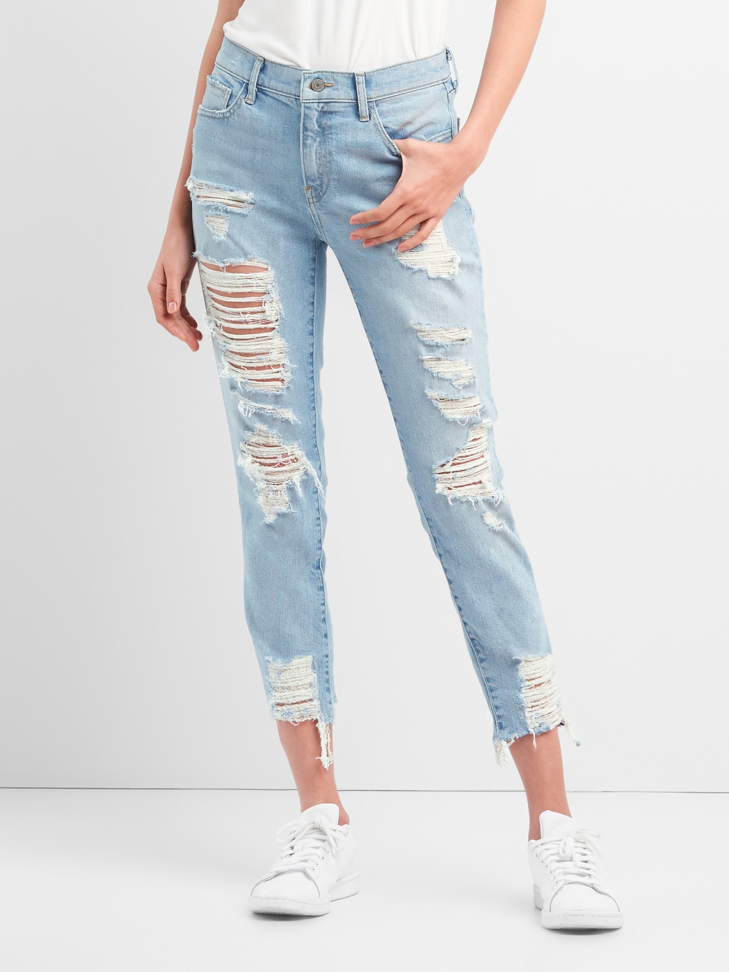 Mid Rise Best Girlfriend Jeans Gap