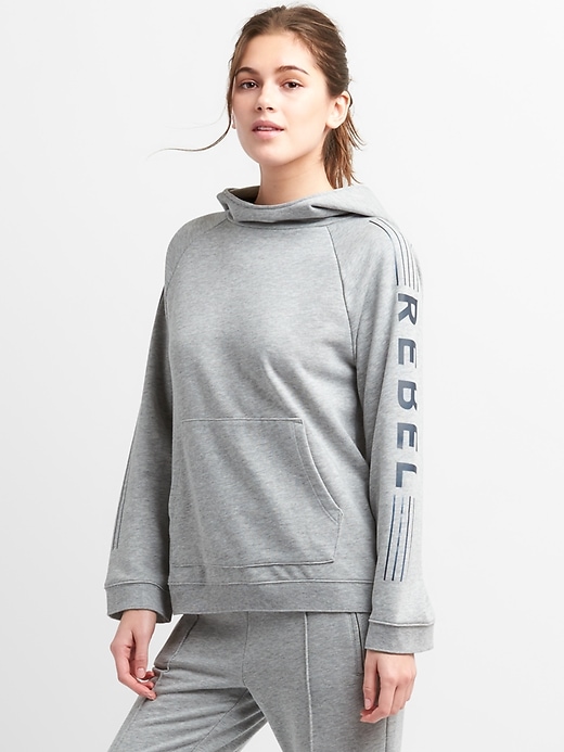 Image number 1 showing, Gap &#124 Star Wars&#153 Funnel-Neck Pullover Hoodie