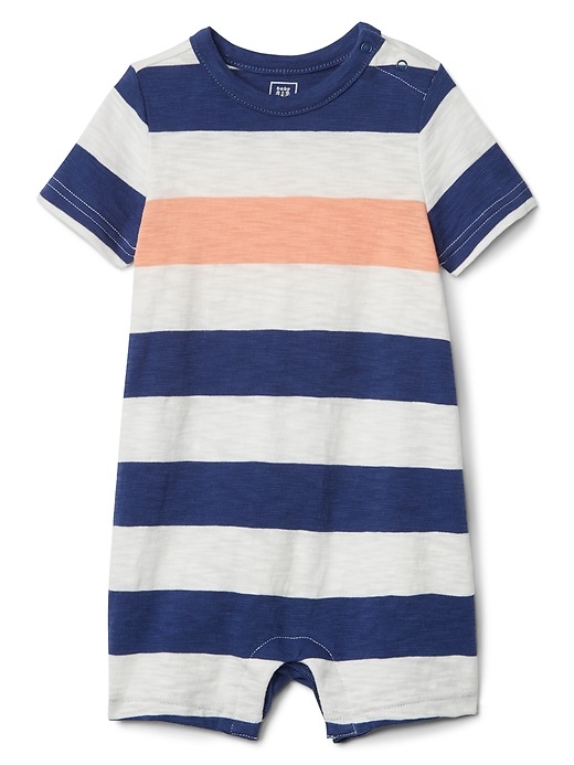 Image number 1 showing, Stripe Shorty One-Piece