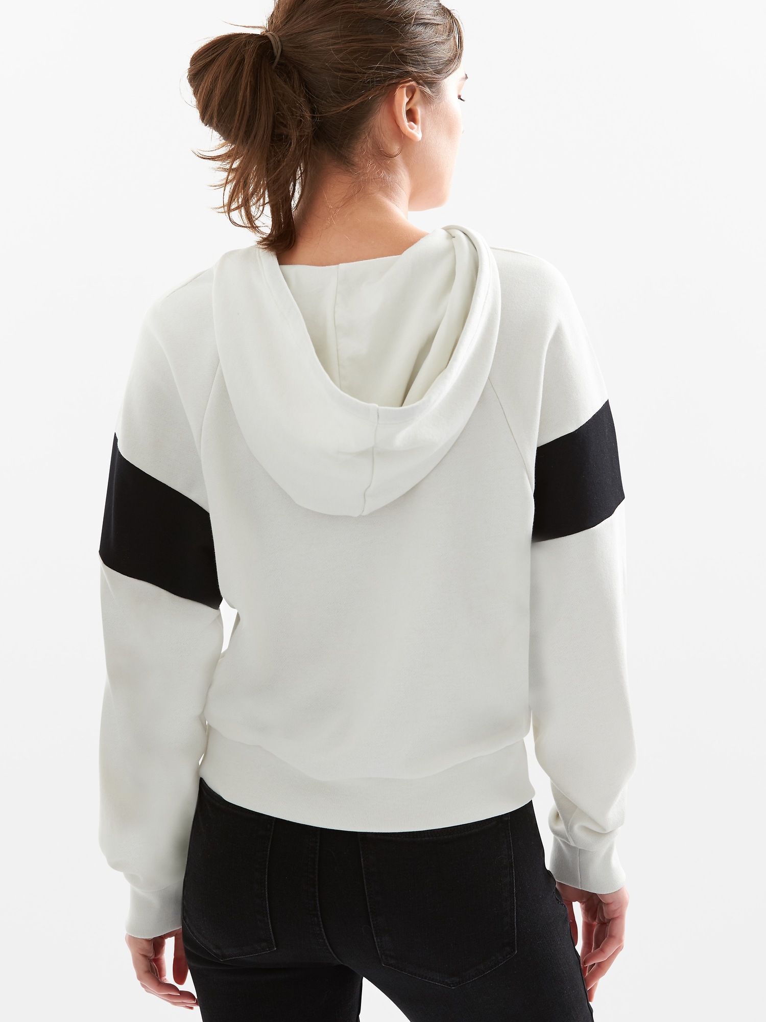 Colorblock Pullover Hoodie in French Terry Gap