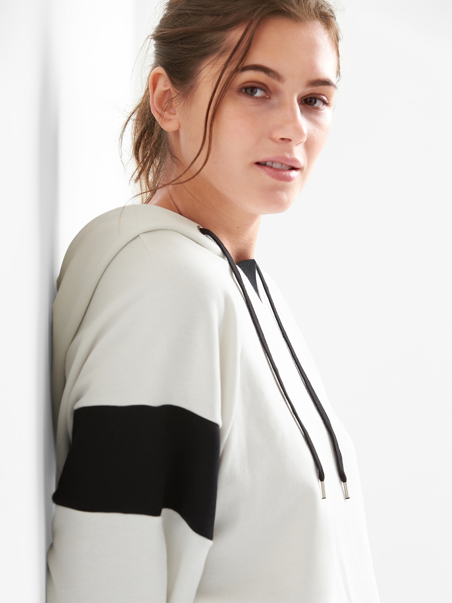 Colorblock Pullover Hoodie in French Terry Gap