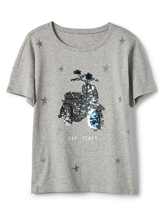 Flippy Sequin Logo TShirt Gap