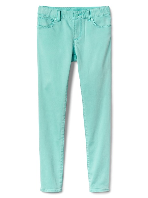 Image number 1 showing, Superdenim Skinny Jeans in Color with Fantastiflex