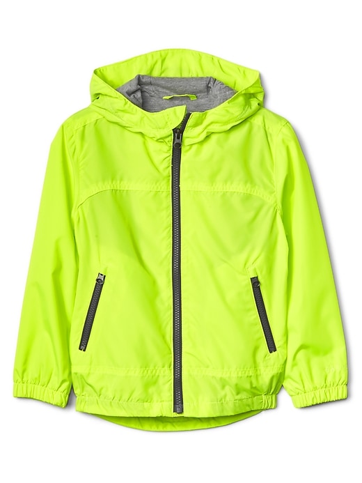 1 of 8 showing, with the color active yellow of product Jersey-Lined Windbuster