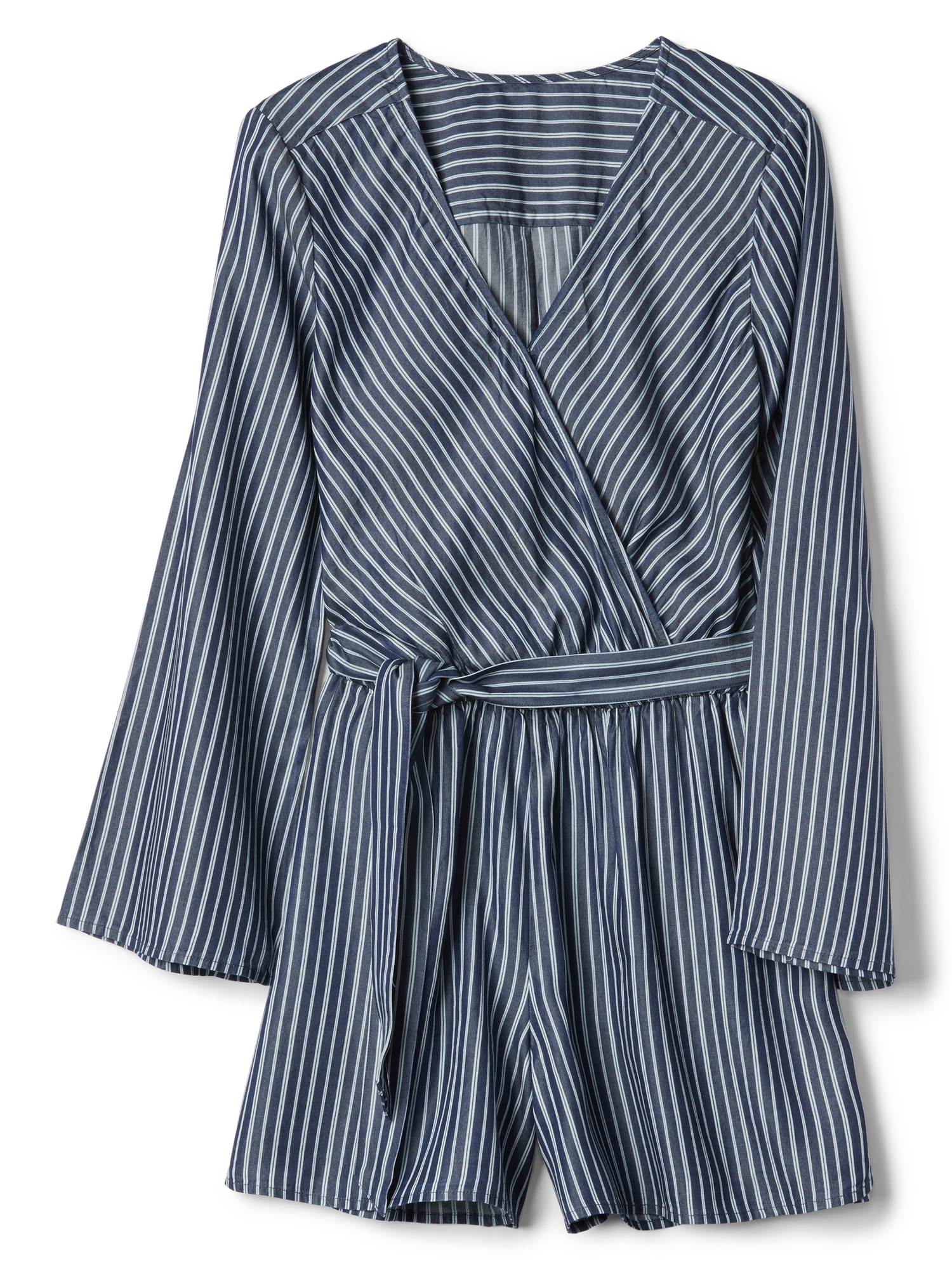 Женские комбинезоны Gap Stripe Wrap Romper in TENCEL™ — фото 5