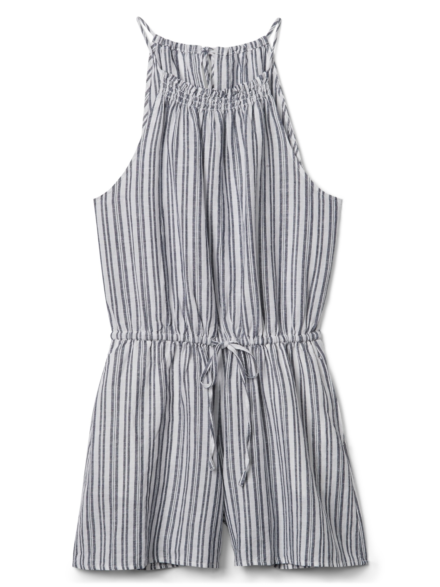 Женские комбинезоны Gap Stripe Halter Romper in Linen-Cotton — фото 5