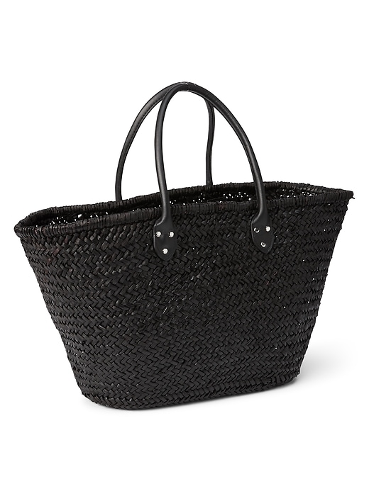 View large product image 1 of 1. Large Straw Tote