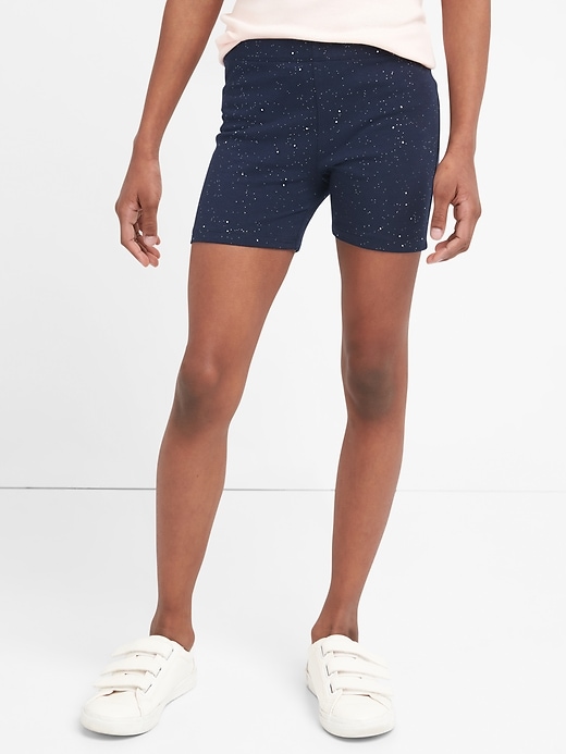 Image number 2 showing, Kids Sparkle Cartwheel Shorts in Stretch Jersey