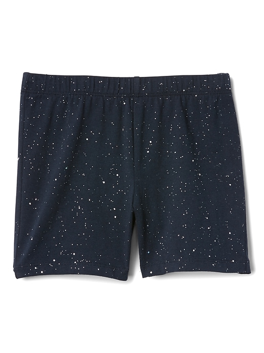 Image number 1 showing, Kids Sparkle Cartwheel Shorts in Stretch Jersey