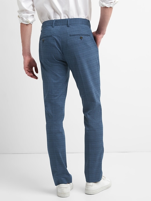 Image number 2 showing, Original Plaid Khakis in Slim Fit with GapFlex