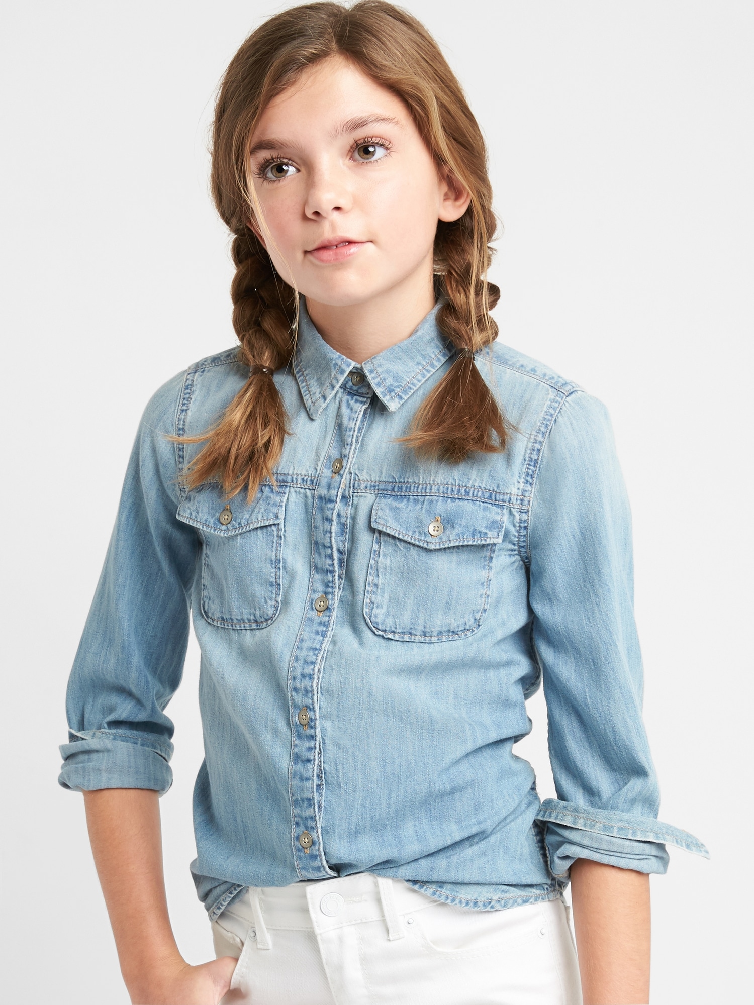 Denim Shirt Gap denim-shirt-gap