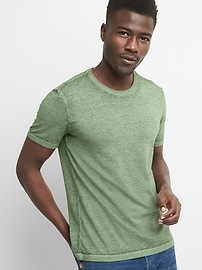 Short Sleeve Crewneck T-Shirt in Burnout | Gap