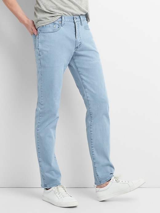 Image number 1 showing, Color Jeans in Slim Fit with GapFlex