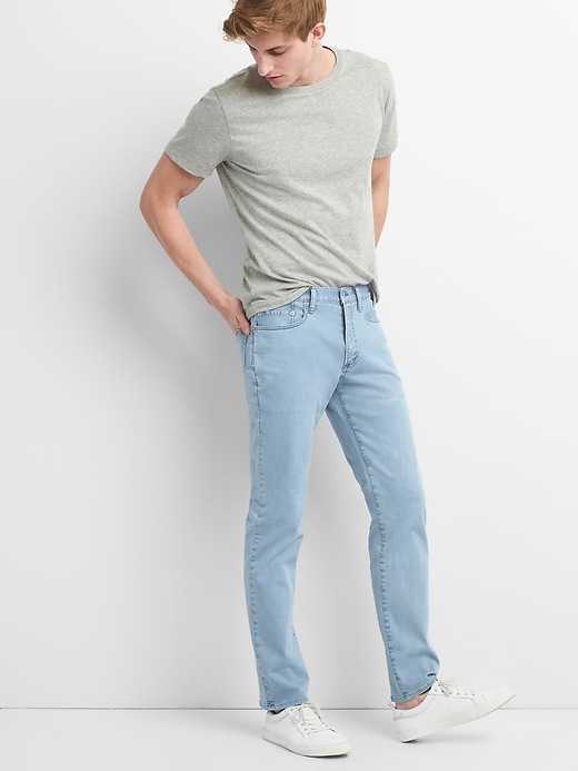 Image number 3 showing, Color Jeans in Slim Fit with GapFlex
