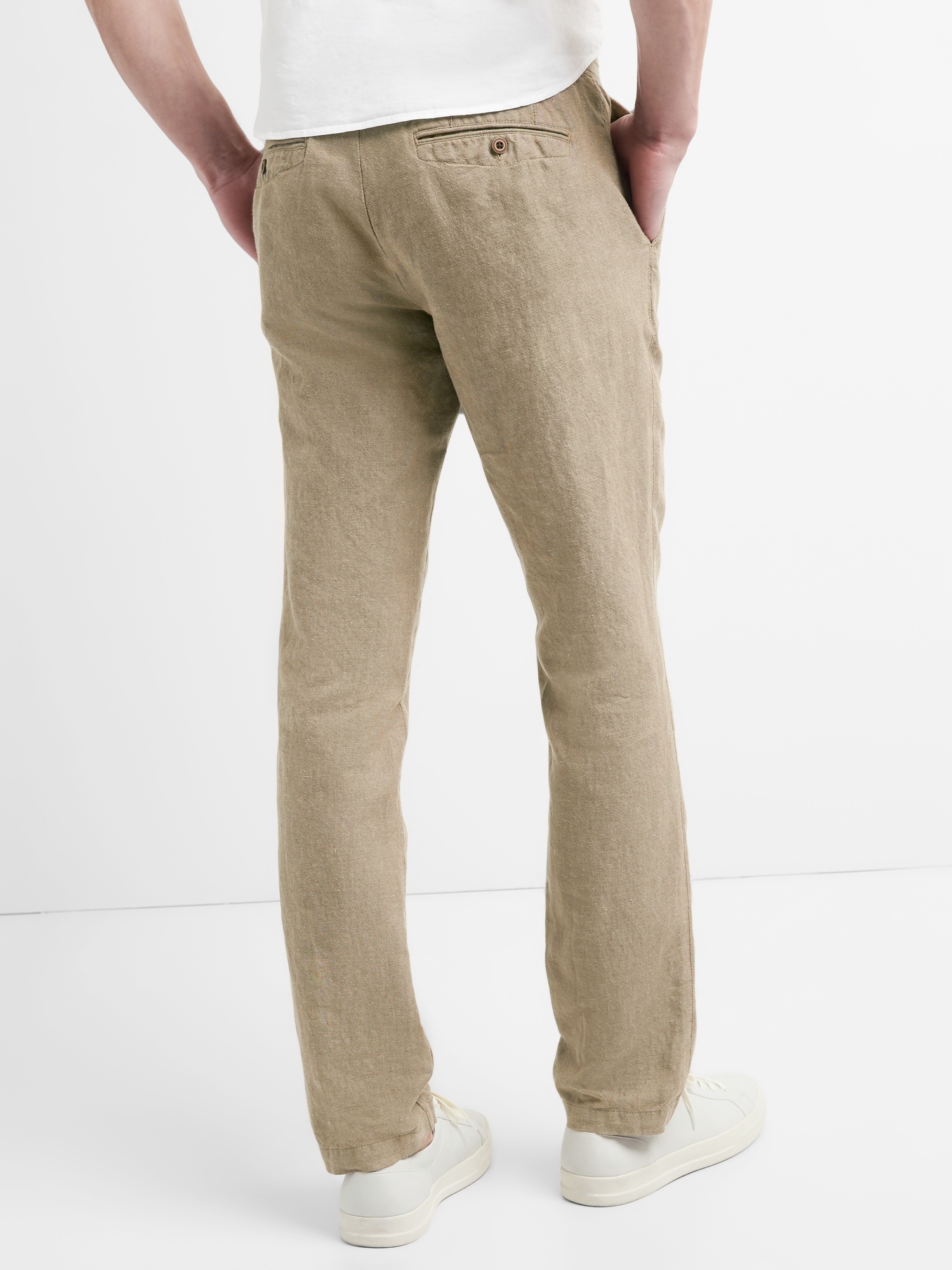 Linen Khakis in Slim Fit Gap