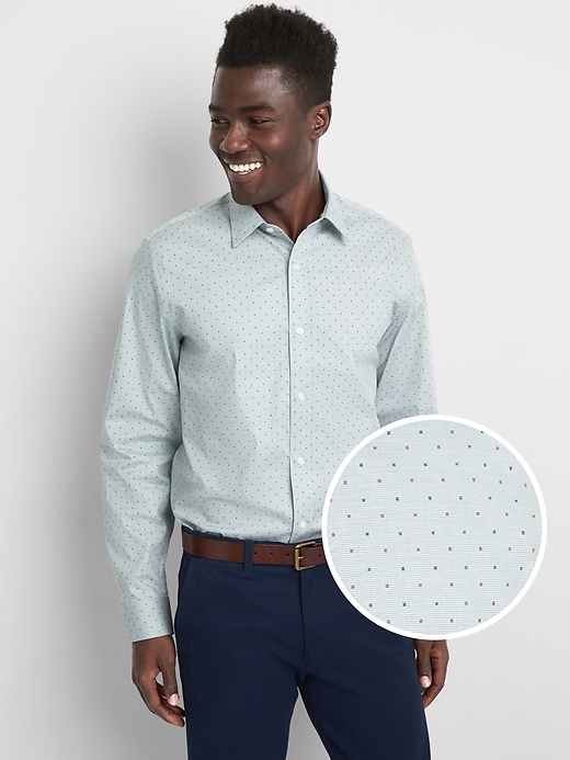 Image number 7 showing, Zero-wrinkle standard fit shirt