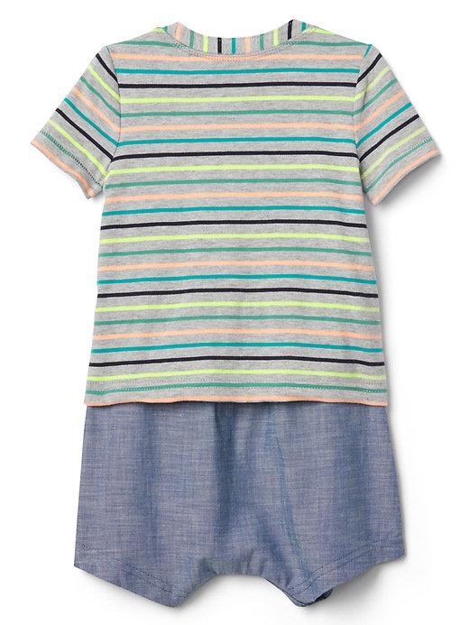 Image number 2 showing, Henley 2-in-1 One-Piece