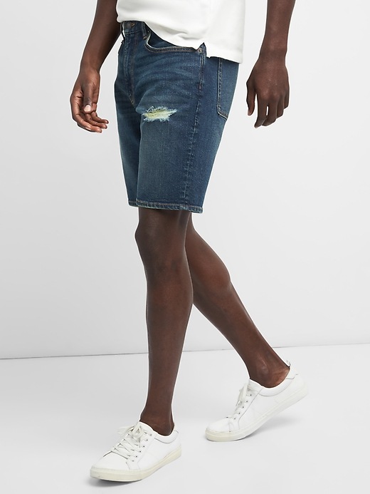 Image number 5 showing, 10" Slim Denim Shorts with GapFlex