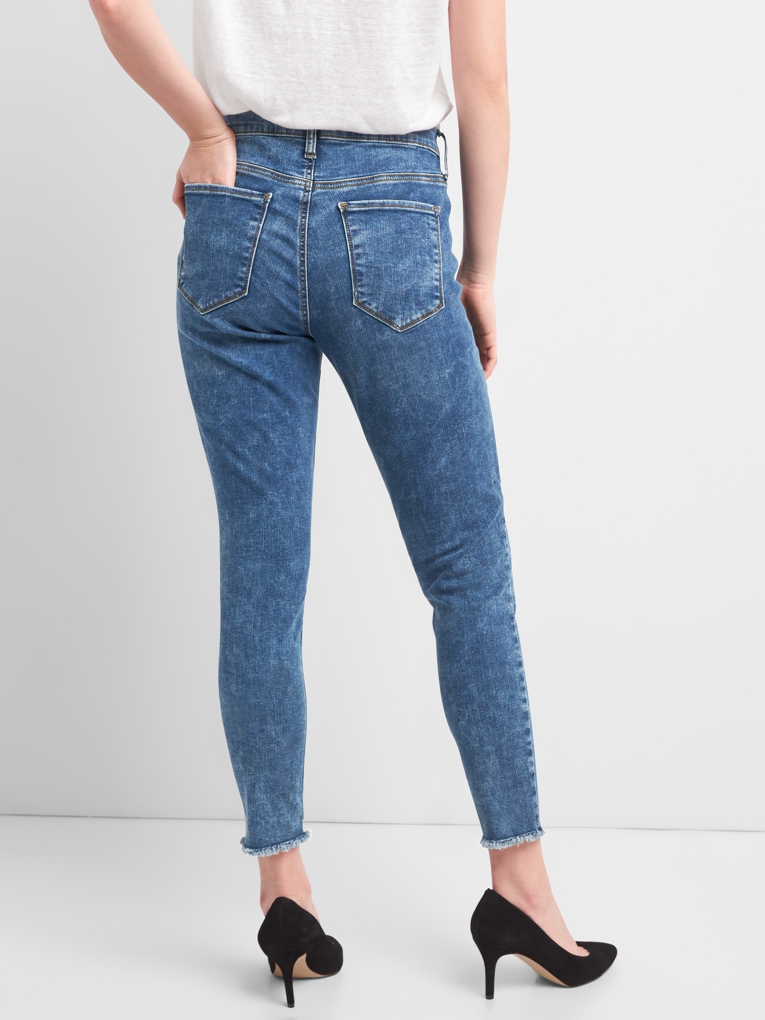 Washwell Mid Rise Favorite Ankle Jeggings | Gap