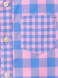 View large product image 3 of 3. Gap &#124 Sarah Jessica Parker Plaid Button-Down Shirt