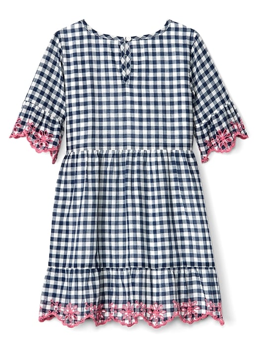 2 of 8 showing, with the color mini multi gingham of product Gap &#124 Sarah Jessica Parker Gingham Dress