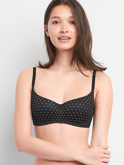 Image number 8 showing, Live-In Pretty Wireless Demi Bra