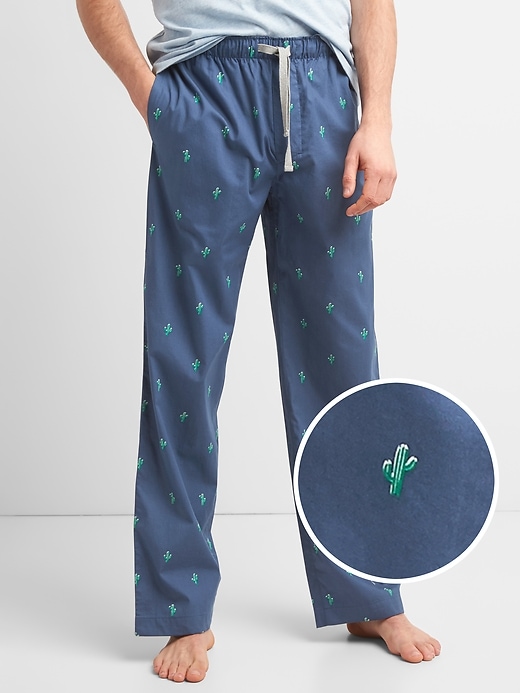 Image number 7 showing, Pajama Pants in Poplin