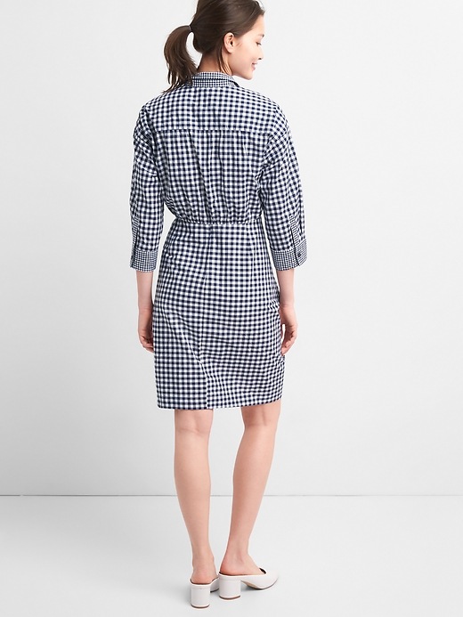 Image number 2 showing, Gap &#124 Sarah Jessica Parker Gingham Shirtdress