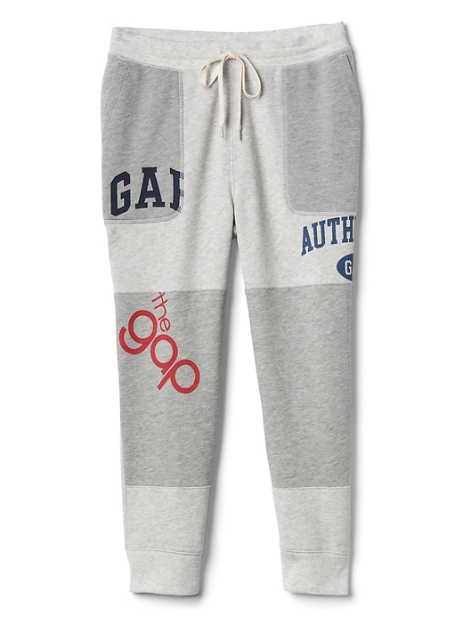 Image number 1 showing, Logo Remix Joggers in French Terry