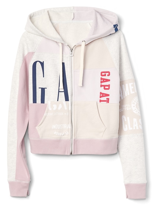 Image number 1 showing, Logo Remix Zip Hoodie in French Terry