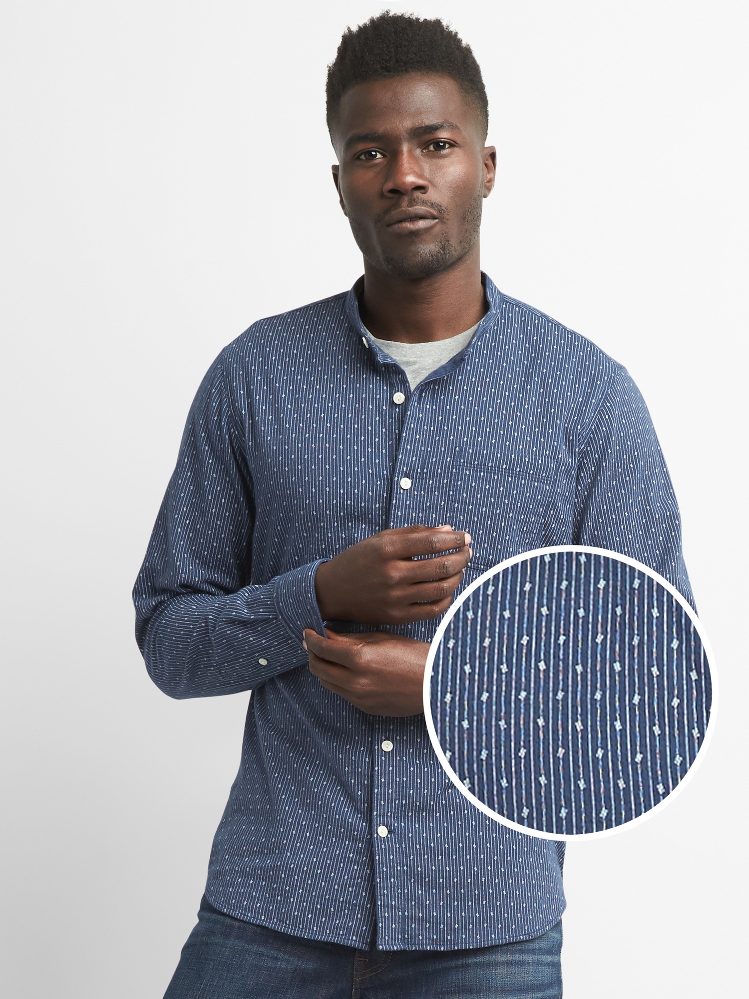 Gap standard fit clearance stretch shirt
