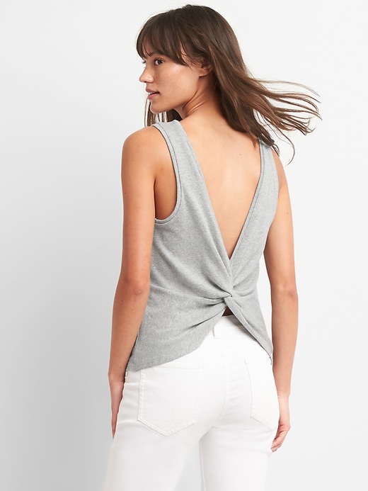 Image number 1 showing, Twist-Knot Tank Top