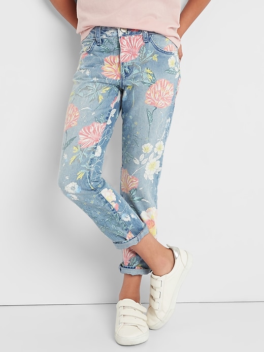 Image number 2 showing, Girlfriend Jeans in Floral Print