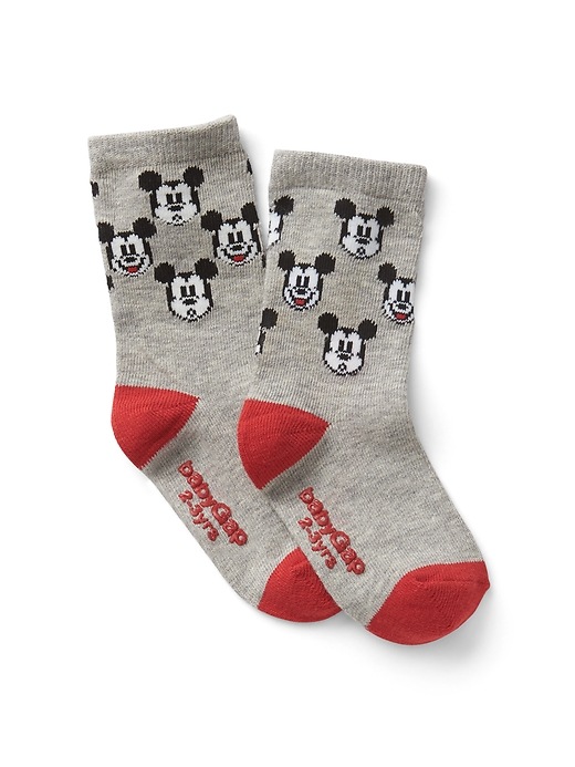 Image number 1 showing, GapKids &#124 Disney Mickey Mouse Crew Socks