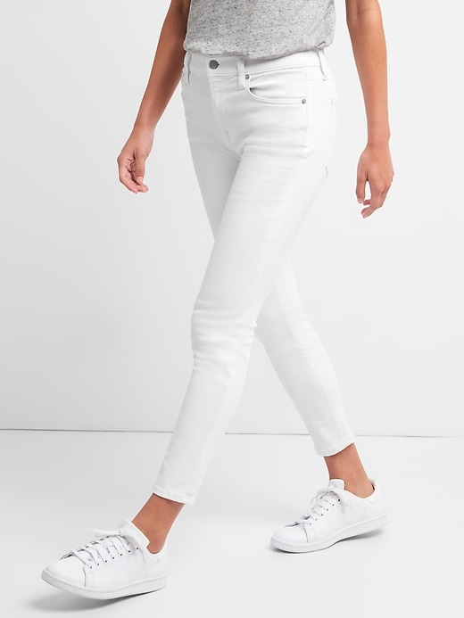 Image number 5 showing, Mid Rise True Skinny Jeans