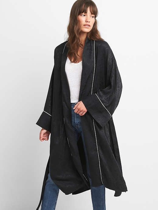 Image number 1 showing, Kimono Duster Jacket