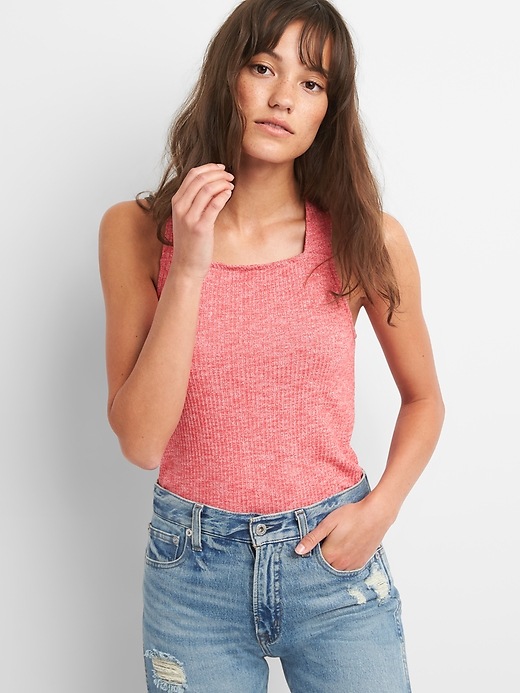 Image number 7 showing, Square-Neck Sweater Tank Top