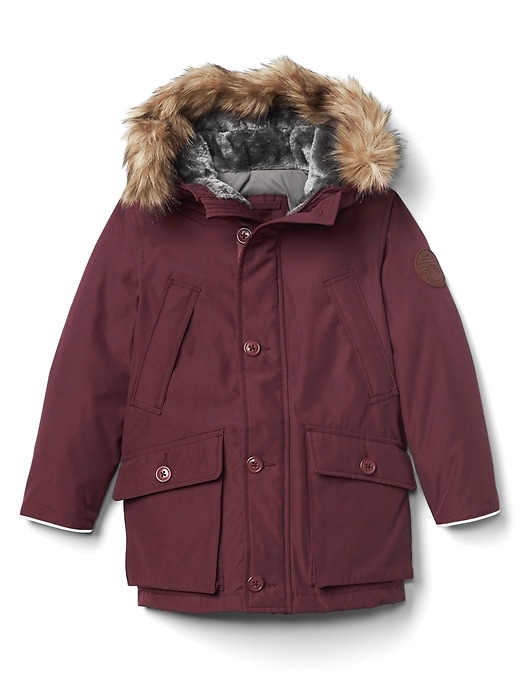 View large product image 1 of 1. Down faux-fur parka