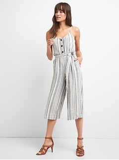 Beach Dress Cruise Wear Resort For Women Gap Linen Cami Jumpsuit