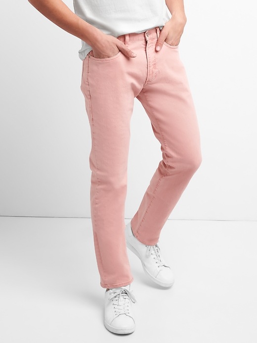 Image number 1 showing, Color Jeans in Slim Fit with GapFlex