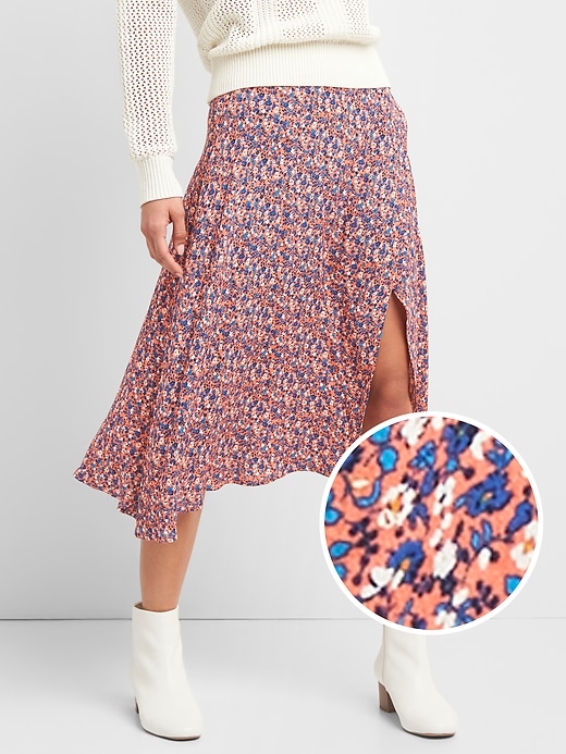View large product image 1 of 1. Wrap Midi Skirt