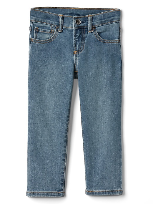 Image number 1 showing, Jeans in Straight Fit with Stretch