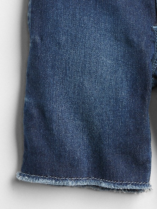 Image number 3 showing, 4.5" Pull-On Denim Shorts